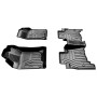 [US Warehouse] 3D TPE All Weather Car Floor Mats Liners for Toyota 4 Runner/Lexus GX460 2014-2019 (1st & 2nd Rows)